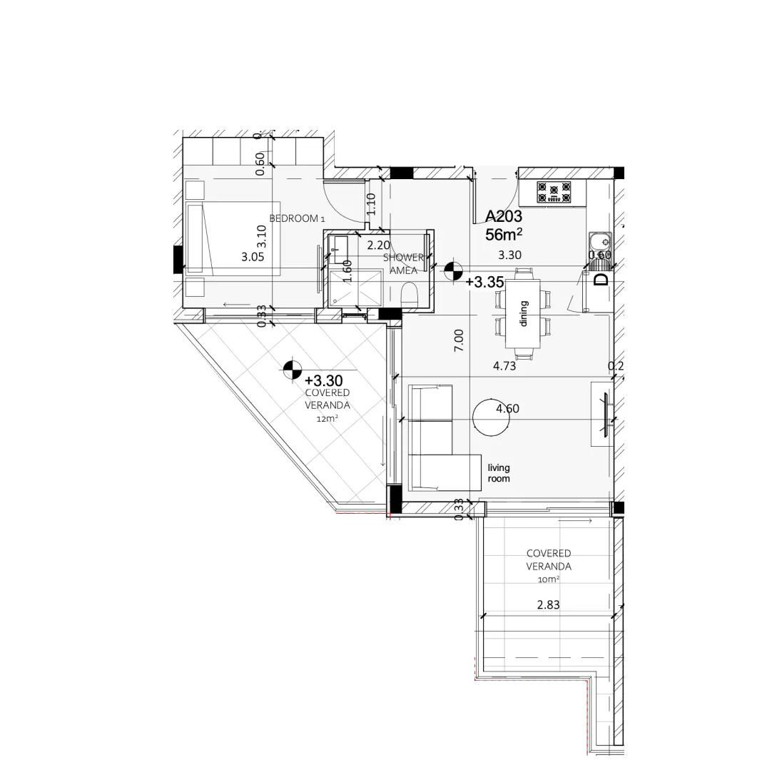 Apartments 4 — 78,00 m²