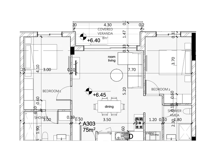 Apartments 11 — 83,00 m²